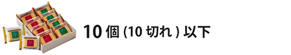 法人ギフト　入り数で選ぶ　10個（10切れ）以下