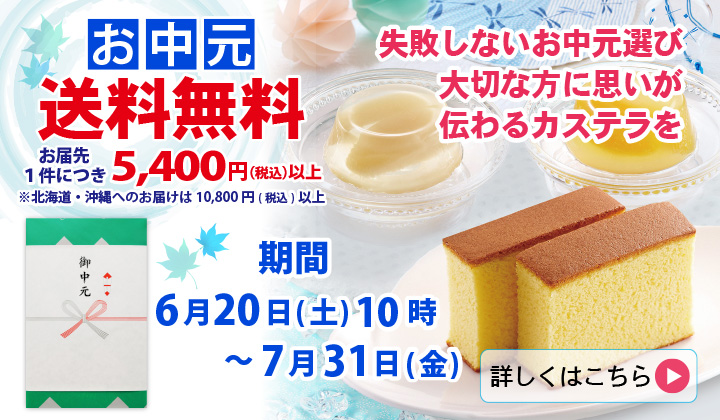 夏の送料無料キャンペーン実施中