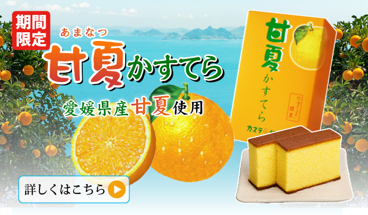 季節限定　甘夏かすてら